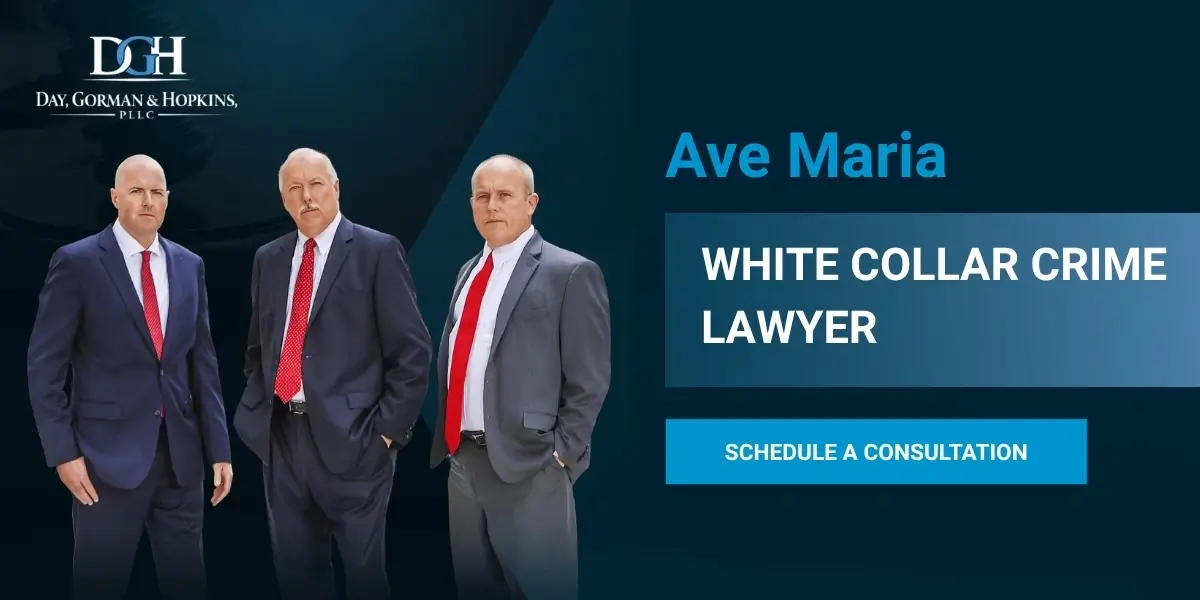 Ave Maria white collar crime lawyer